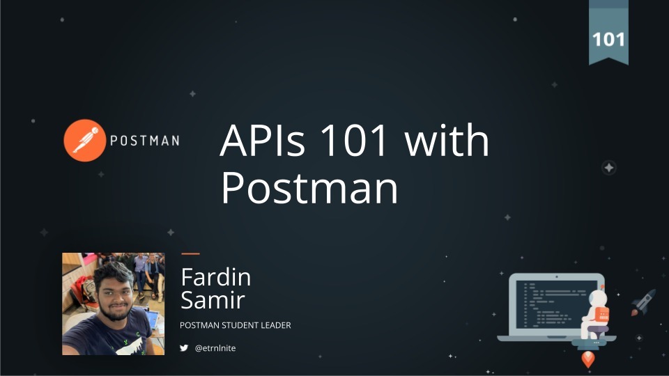 dsc_acpce's tweet photo. Hey folks 👋

You are invited to attend a workshop on API 101 with Postman on 6 October, Thursday
Time- 8.00 pm Venue- online

Google meet link :
https://t.co/QwinEMJsUc https://t.co/EggeVN9cx5