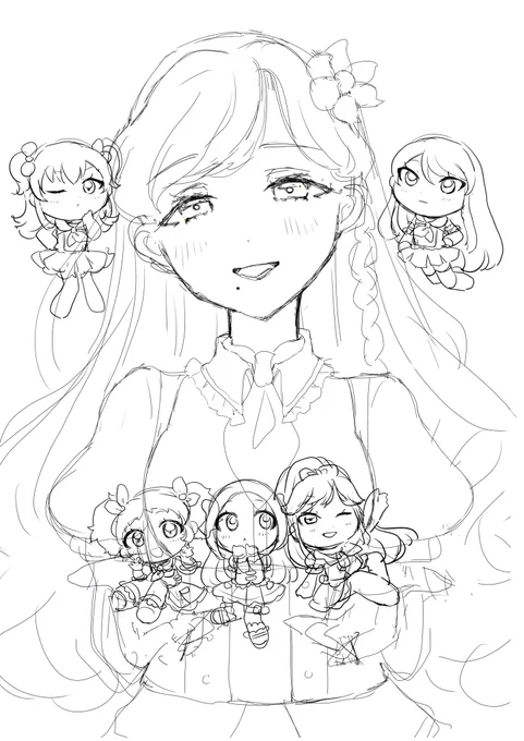 これは下描き 