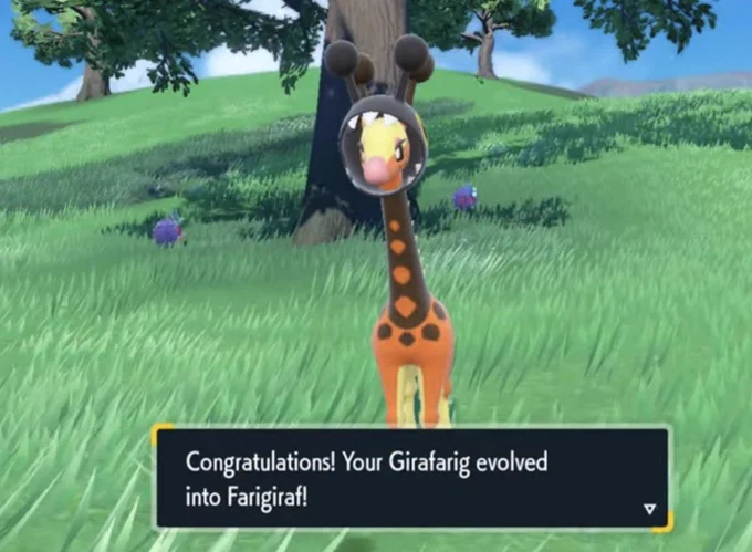 The Girafarig/Farigiraf line actually has three stages 