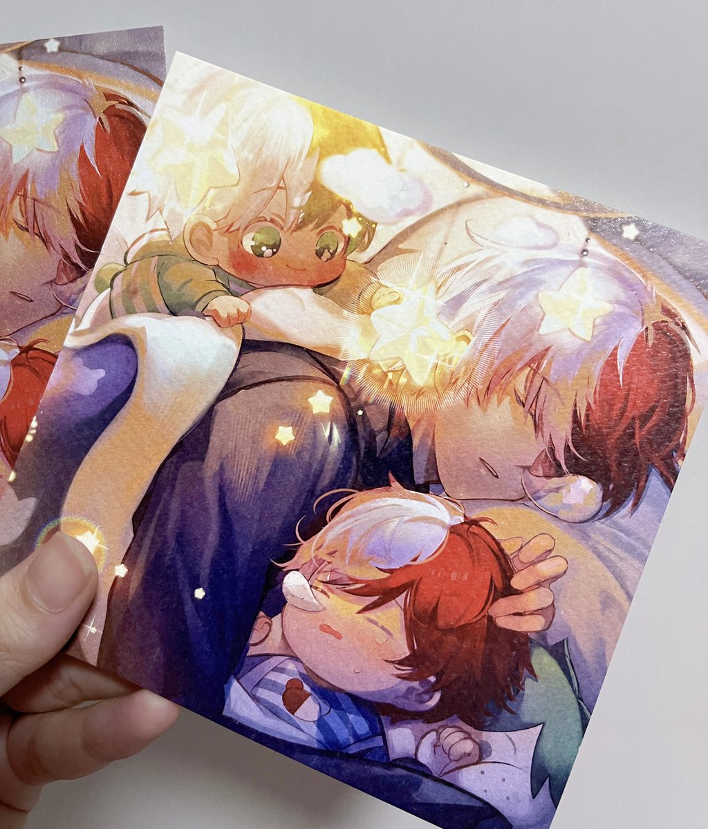 轟焦凍 「ตัวอย่างโปสการ์ดคร่าวๆตัวโปสลายเด็กๆจะเป」|aki-aishi🍰H23-24ลังส้มのイラスト