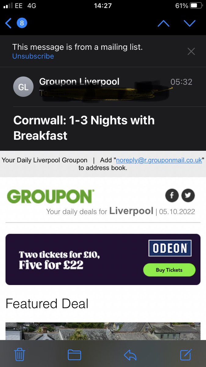 Bad result for Cornwall there, shouldn’t be getting beaten at home by Nights with Breakfast