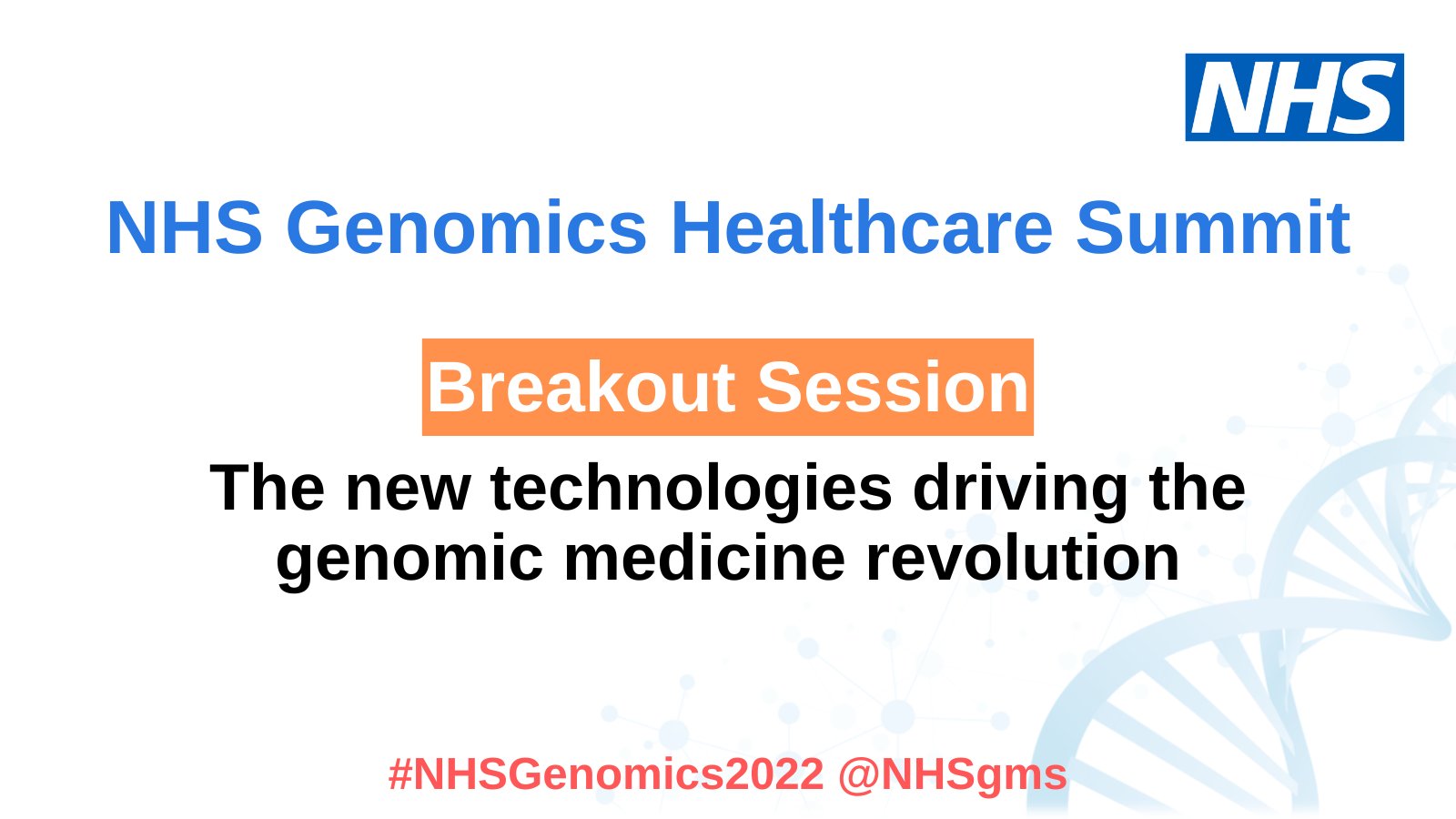 NHS Genomic Medicine Service on Twitter "Our afternoon breakout
