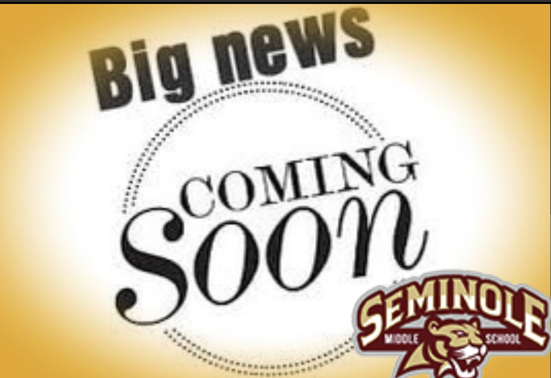 SeminoleMidPTA's tweet photo. Hello Panther Family! Keep a look out in your email for BIG BIG News coming from Seminole Middle School! https://t.co/piv2CpYXkX