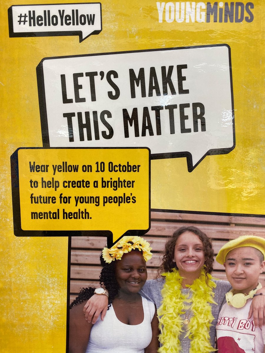 Works4Uorg's tweet photo. On Monday 10th October 2022 we will be wearing yellow for world mental health day! #LetsMakeThisMatter #WorldMentalHealthDay2022 #WorldMentalHealthDay #HelloYellow #Works4U https://t.co/l6jFsdrvus