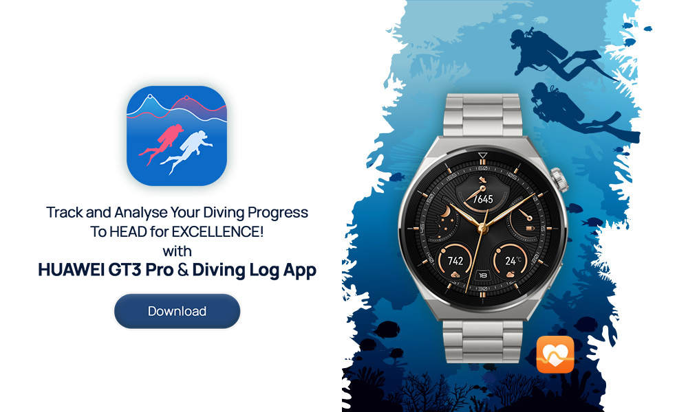 divinglog's tweet image. A new update of the Diving Log Android app is now available on Google Play and #HUAWEI AppGallery. For the first time since 2005, Diving Log has a new app icon! New dive computers including Huawei #GT3 Pro! divinglog.de/blog/?p=3000