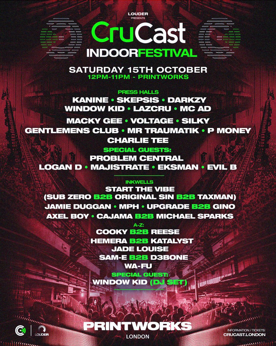 Not long till <a href="/Printworks_LDN/">Printworks London</a> 🙌