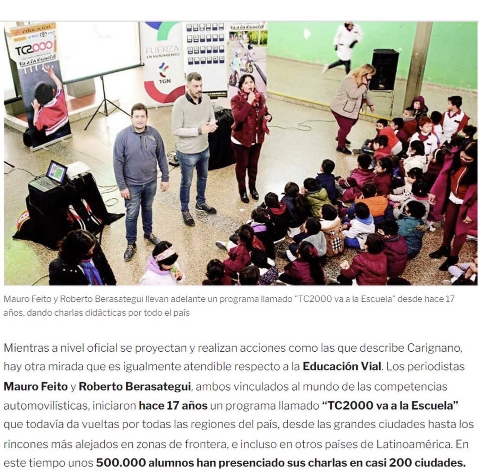 TC2000 va a la Escuela tweet media