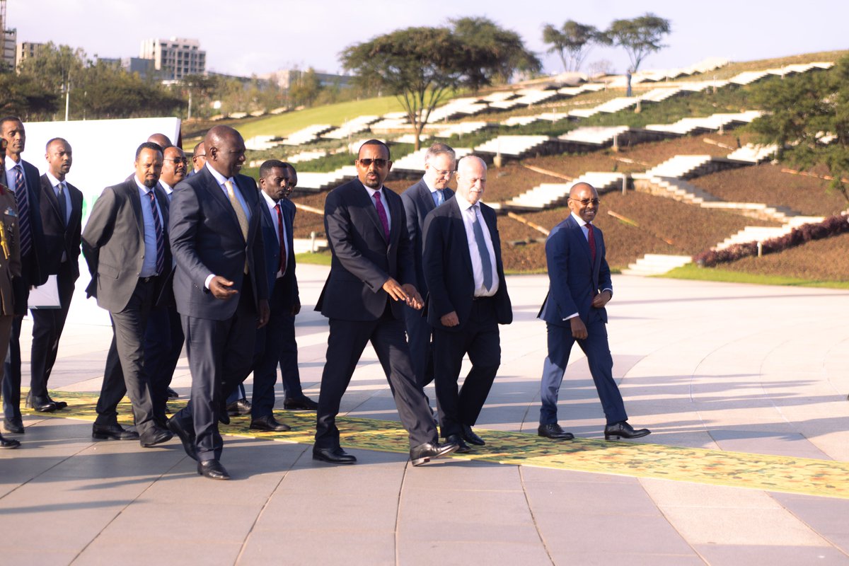 We are honoured to hold our National Launch ceremony in the presence of HE <a href="/AbiyAhmedAli/">Abiy Ahmed Ali 🇪🇹</a> (PhD), Prime Minister of the Federal Democratic Republic of Ethiopia &amp; HE Dr. <a href="/WilliamsRuto/">William Samoei Ruto, PhD</a> , President of the Republic of Kenya.  #SafaricomETLaunch