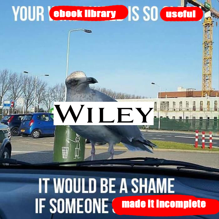 KnowledgeUndead's tweet image. Let&apos;s give some love to the unsavory types at @WileyGlobal! 

newsroom.wiley.com/press-releases…