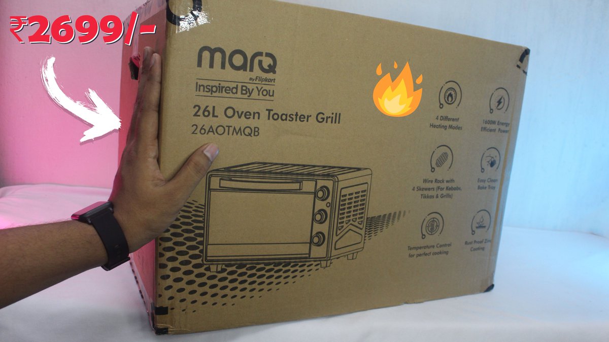 JacksonKrishna's tweet photo. โน2699 - MarQ by Flipkart OTG 26 Liter - Unboxing & Review - Oven Toaster Grill 26AOTMQB - Best OTG | @DekhReview
Link : https://t.co/PUd0BboPKr
Like, Share And Subscribe Our Channel โค๏ธโค๏ธ
#MarQ #flipkart #OTG #Oven #toaster #grill #oventoaster #unboxing #review #flipkartdeals https://t.co/MOOe5LyTvF