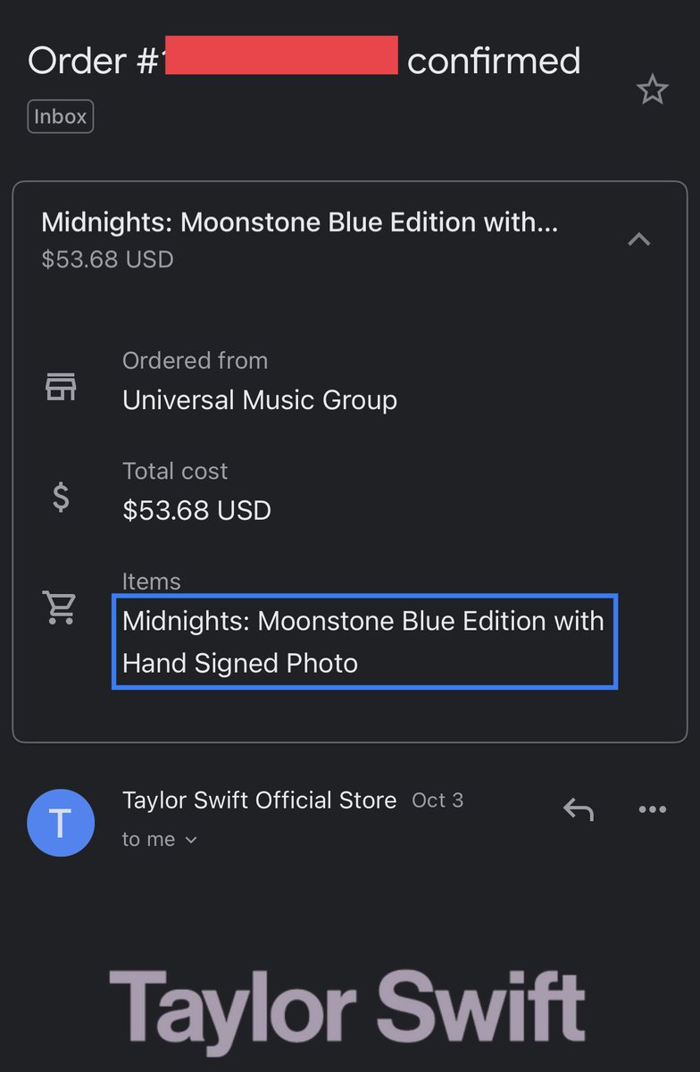 meeheehee13's tweet photo. 🌙 GIVEAWAY🌙

🕰️ 1 - Midnights: Moonstone Blue Signed CD 🕰️

Bought an extra for a friend but she got her own in a restock.

RULES
✨ RT and like this tweet
✨ Comment your fave Taylor song
✨ Follow me (for DM purposes)

Open internationally and US! Ends 11:59PM EDT on Oct. 21! https://t.co/gBRyKTsfrH