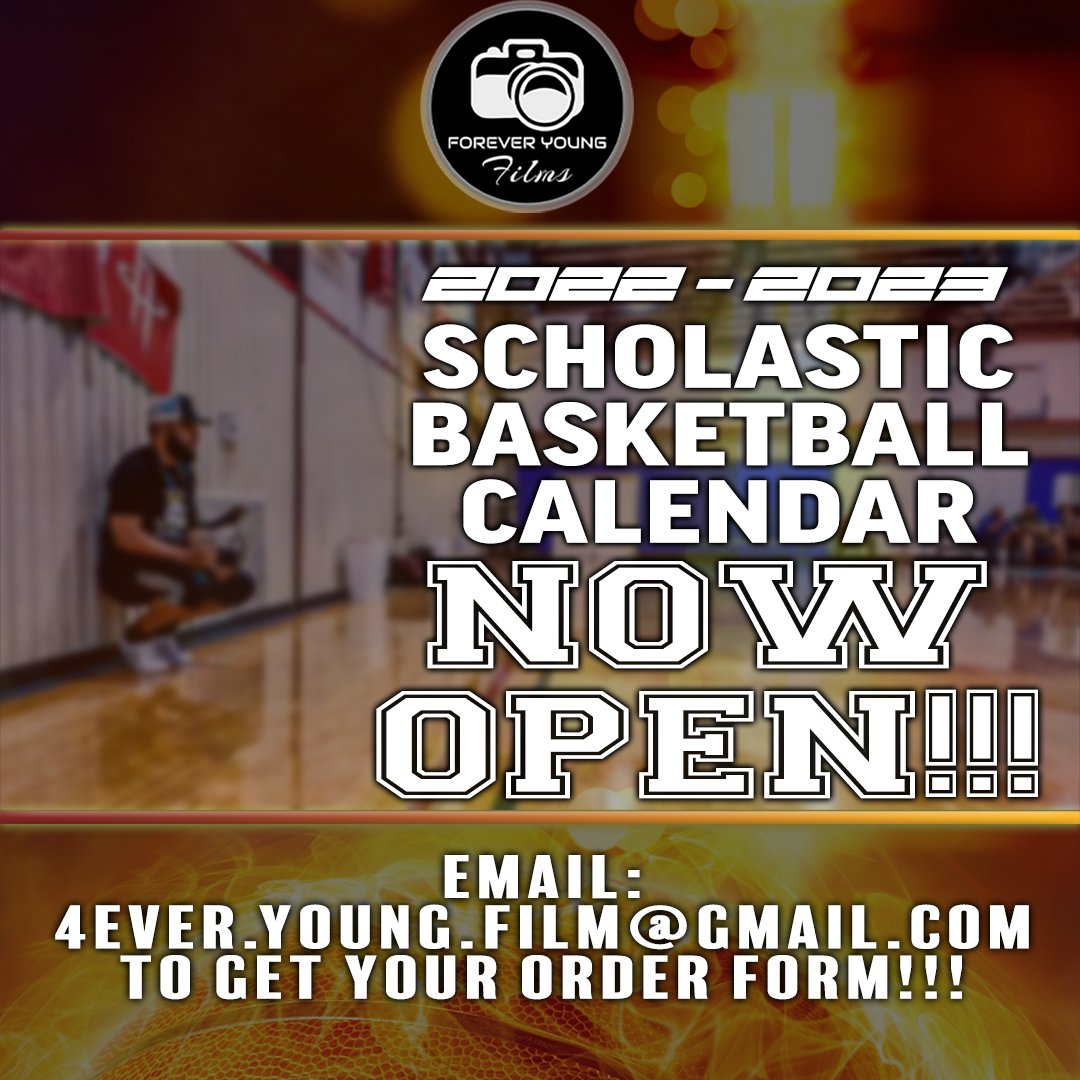 π½π π£ππ§ππ£ ππ π¦ππ π½ππππ€ SPORTS π₯ (@4yfilms) on Twitter photo #4EverYoungFilms
2022 - 2023 Scholastic Basketball Calendar is NOW OPEN!!!
Contact 4Ever.Young.Film@gmail.com for more information on how to LOCK IN YOUR GAMES!!! #4EverYoungFilms
2022 - 2023 Scholastic Basketball Calendar is NOW OPEN!!!
Contact 4Ever.Young.Film@gmail.com for more information on how to LOCK IN YOUR GAMES!!!