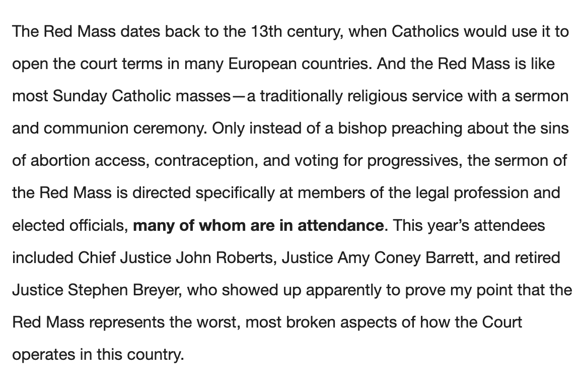 RewireNewsGroup's tweet photo. #InYourInbox this morning: @Hegemommy sheds light on the Red Mass and the relationship between the Catholic Church and the Court. https://t.co/T1xOQAPNpx