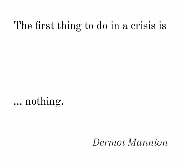 Favourite quote from today's event, The Dublin Leadership Summit,comes from Dermot Mannion.

@DublinNetwork 
@fpmaccountants 
@LeopardstownRC 
@ImageNowGroup 
#Leadership #Legacyleaders #Dublin