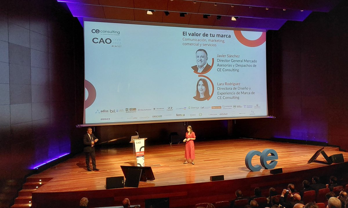 #cao2022 #cao27 cuanto más cerca tenga el cliente a <a href="/ceempresarial/">CE Consulting</a> más lejos llegará su negocio #LaraRodriguez Dtra. Experiencia ... sumar y sumar, incrementar interacción y trabajar contenidos en todos los formatos y variedades, con mensajes de valor