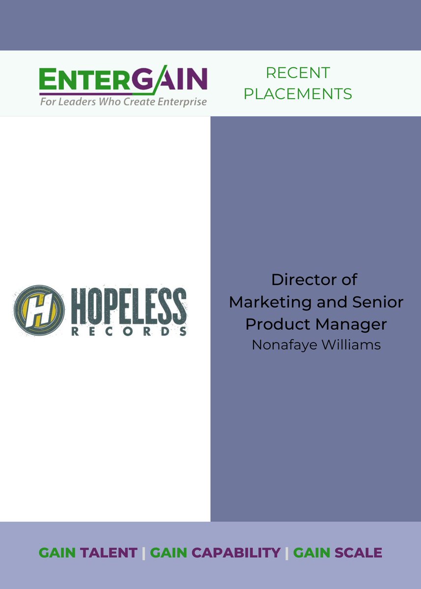 EnterGain's tweet photo. We are excited to see Nonafaye Williams join the @hopelessrecords team! https://t.co/Axf7q5fgrU