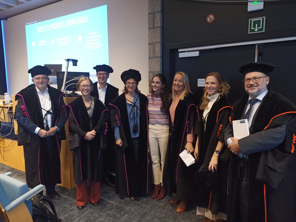 VandermostenM's tweet photo. What a week! Two talented researchers, @ec_maria working on #dyslexia and @KSchevenels working on #aphasia, successfully defended their PhD🥳. So proud of their amazing work. It was a privilege to walk this journey with them.  More info on each project below 👇👇 https://t.co/F0zmCGhnrk