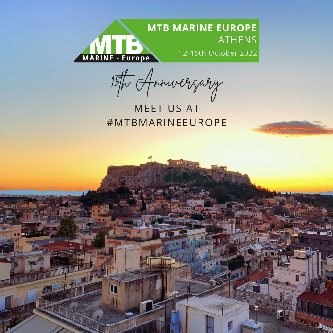 BwtsIntank's tweet photo. We're excited to participate in #mtbmarineeurope starting 12th October! We have a slate of 17 meetings lined up with buyers in beautiful #Athens. 

#MTBmarine #mtbfamily #meetthebuyer #marinetechnology #bwts #ballastwater https://t.co/Q9b5IoggHg