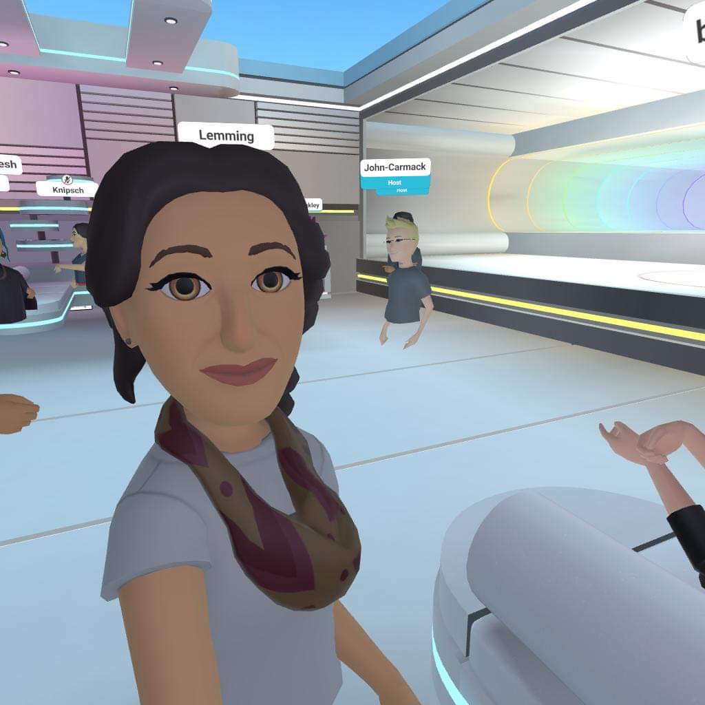 Lara Bucarey (@trebu_chat) on Twitter photo Felt so lucky to have participated in <a href="/ID_AA_Carmack/">John Carmack</a> ‘s Q&A last year @ #Connect inside @HorizonWorlds - can’t wait to listen in next Tuesday! Felt so lucky to have participated in <a href="/ID_AA_Carmack/">John Carmack</a> ‘s Q&A last year @ #Connect inside @HorizonWorlds - can’t wait to listen in next Tuesday!