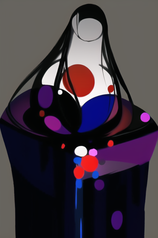 「でもやっぱAIには抽象画描かせたほうが好みだな 」|りょうたのイラスト