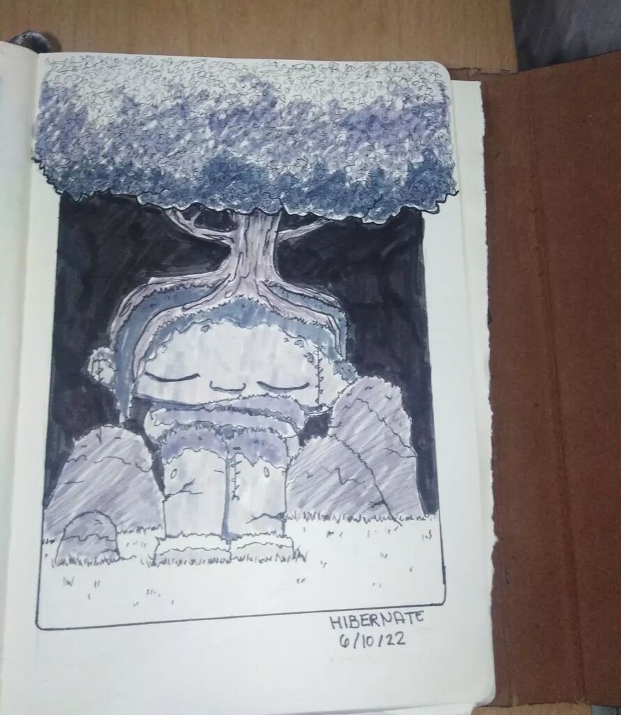 jadvin_art's tweet photo. Day 6 #creachertober Hibernate.
#dailyillustration #inkdrawing #inkillustration #jadvin #creatureillustration #drawingbook #octoberillustration #day6 https://t.co/ePiGfCsziN https://t.co/xdPnmsCZsZ