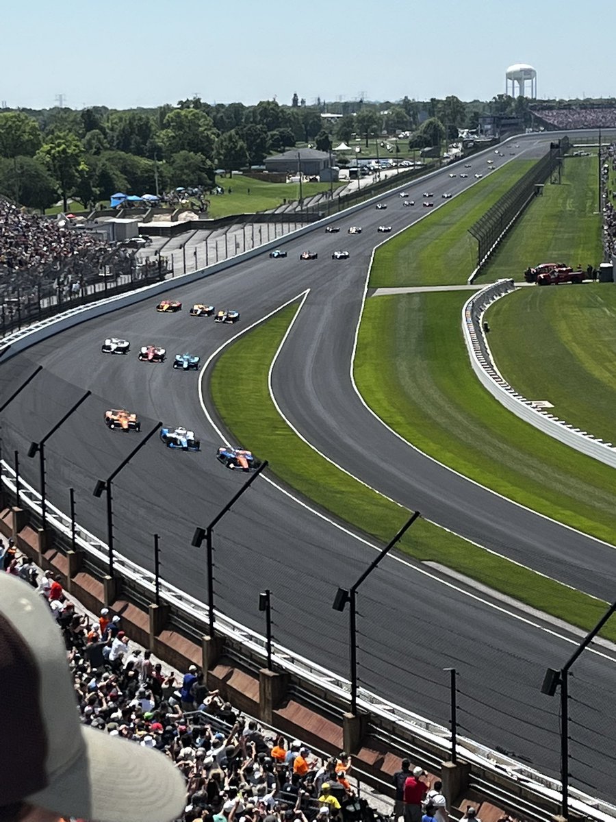 toc1358's tweet photo. @IndyCaronNBC @IndyCar Top of turn 3.  Best seat in sports!  #indy500. https://t.co/KVyJvCItMu