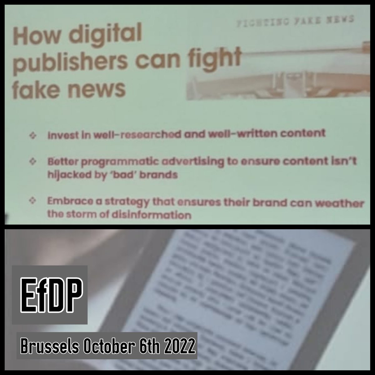 How digital publishers can fight fake news? #digiblox #efdp