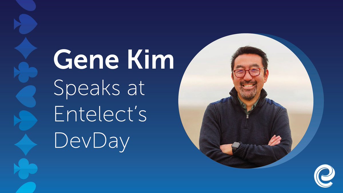 Entelect's tweet photo. Todayโs guest speaker at the Entelect DevDay is a multi-award-winning CTO. He is a Wall Street Journal bestselling author, with over 1 Million copies sold for a book called โThe Unicorn Projectโ. He is also a co-author of, โThe Phoenix Project,โThe DevOps Handbook.#EntelectDevDay https://t.co/FgcQy7iB0A
