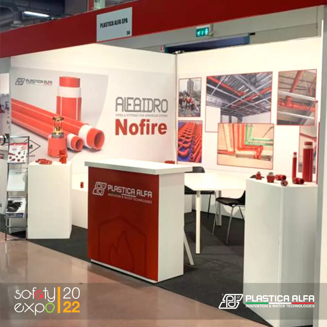 PlasticaAlfa's tweet photo. During #safetyexpo22 
We met with installers and designers from the #firefighting industry and explained the advantages of our #nofire system for welded PPR sprinkler systems
Thanks to those who came to visit us. https://t.co/7ROfGfHxQQ
