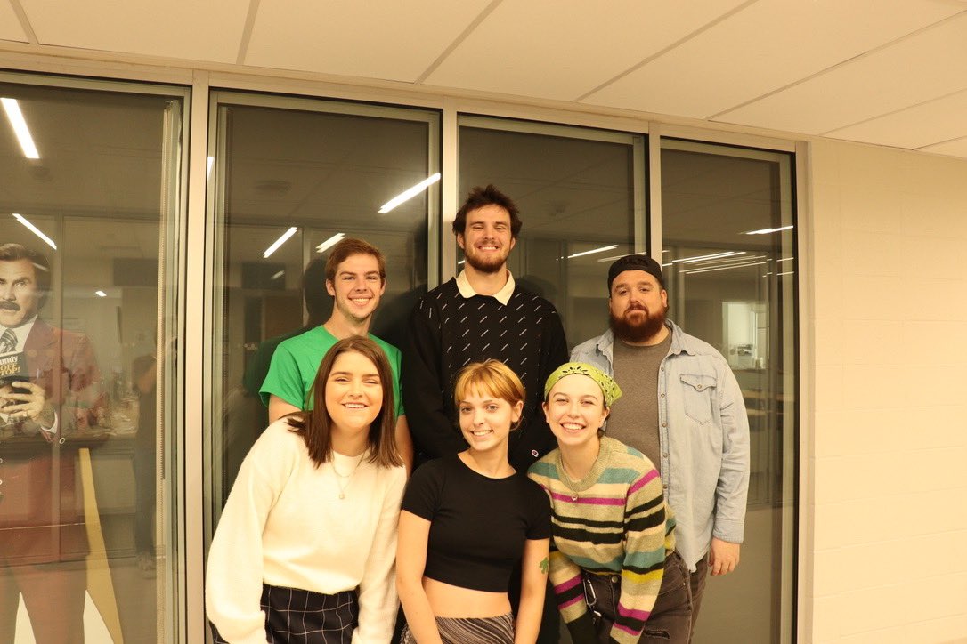 kxua's tweet photo. fall 2022 staff looking real nice ft. ron burgundy https://t.co/ji3z0YOF0b