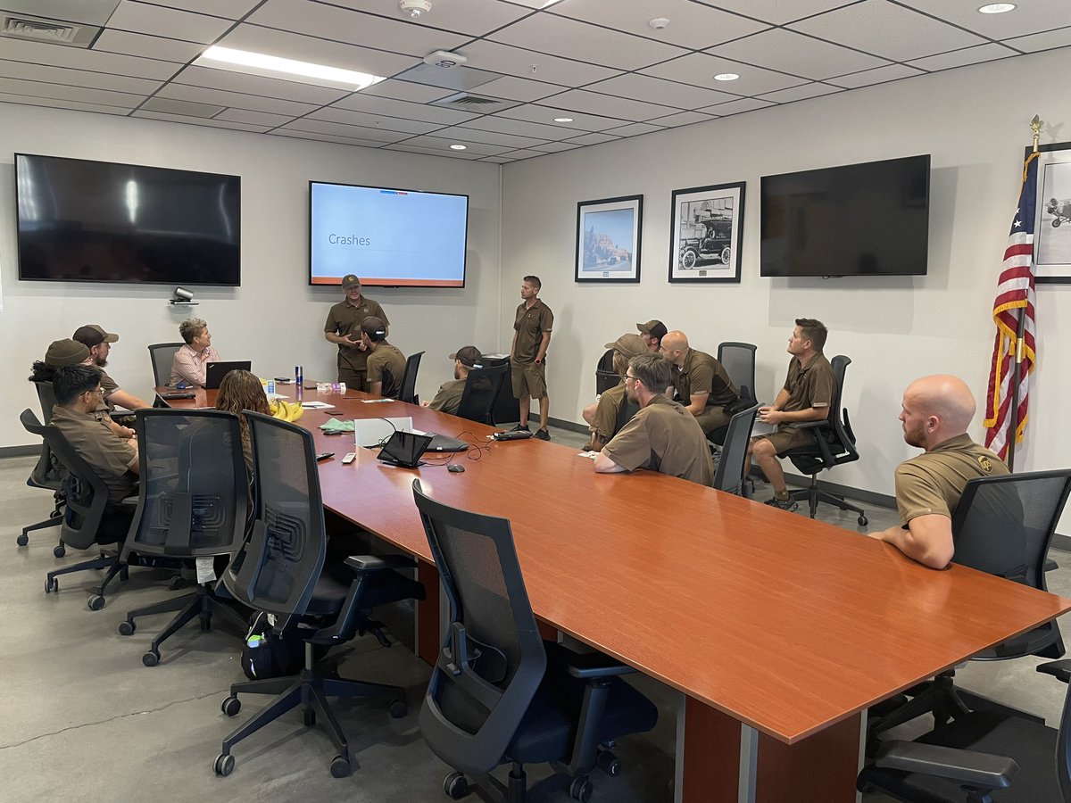 Amy &amp; the Traverse Safety team leading our newest drivers through their first Peak journey!  Great leadership by the Traverse team! <a href="/ExperienceUPS/">Experience UPS</a> <a href="/marc_peeler/">Lenexa NW CHSP</a> <a href="/AmyDillonLkeUt/">Amy Dillon</a>