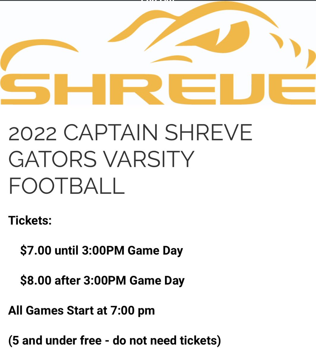Captain Shreve Gridiron tweet media
