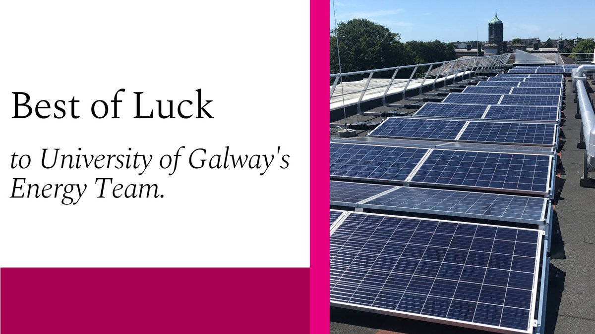 uniofgalway's tweet photo. Wishing our #EnergyTeam the very best of luck at this year's @SEAI_ie Energy Awards!
Our Energy Team were shortlisted for their 2030 Zero Carbon Action Plan along with other energy and carbon reduction projects.
#SEAIAwards22 #UniversityofGalway https://t.co/d42QKWSMnc