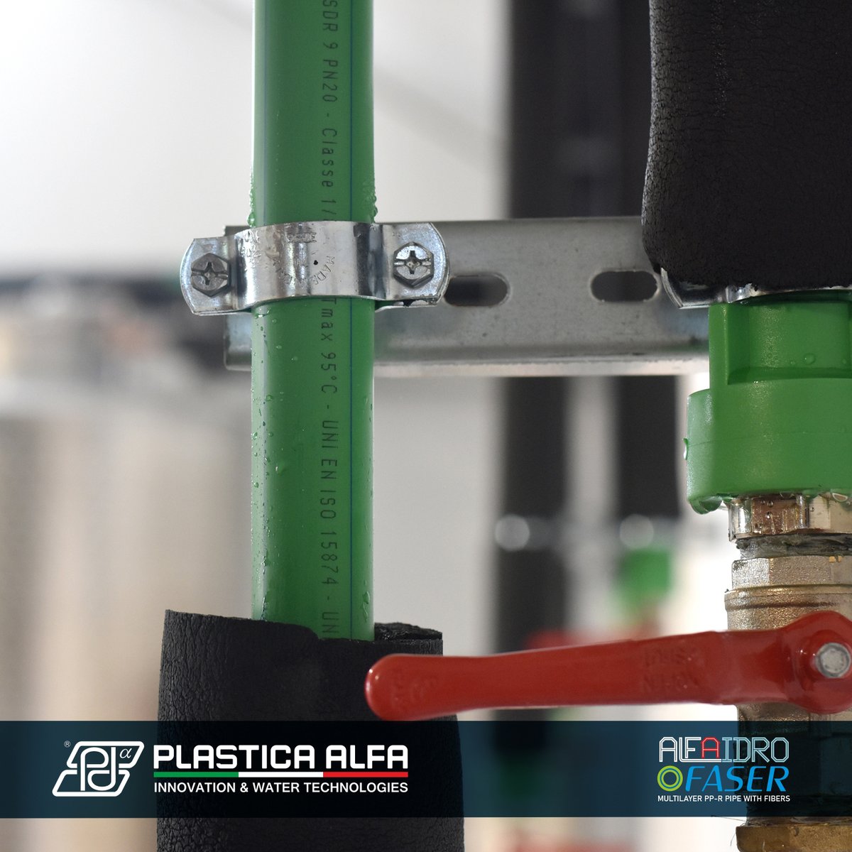 PlasticaAlfa's tweet photo. We visited the #cantinabarbadoro winery.
They have chosen the #alfaidrofaser pipe and the Alfaidro PPR System from Plastica Alfa for the refrigeration and temperature stabilisation system by passing glycol through the different stages of their #vinification. https://t.co/wn5hp1qIXU