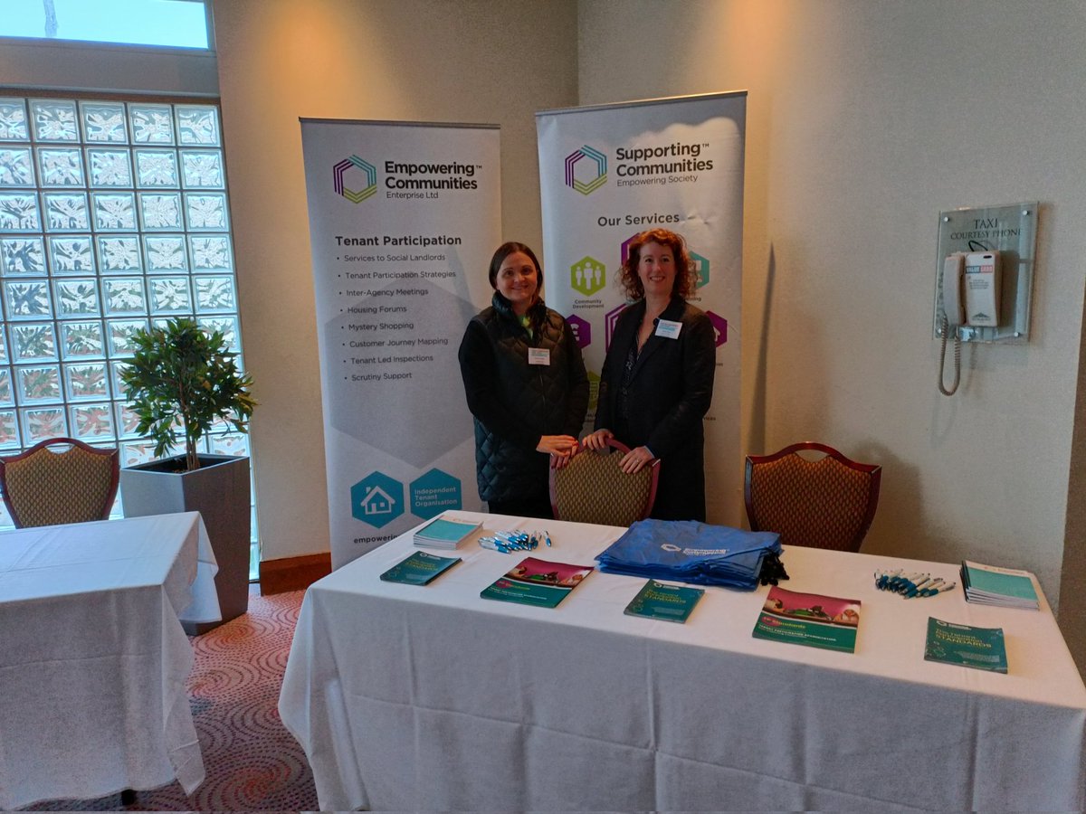 At the <a href="/NIFHA/">NIFHA</a> #nifhahmc22 today with <a href="/SiobhnONeill1/">Siobhán ONeill</a> &amp; @Healy_SuppComm chatting to Housing staff from all over..great to be back out and about 💪