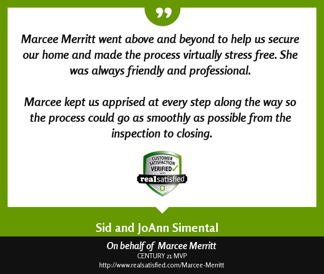 marceeC21's tweet photo. Join me in celebrating another happy client. https://t.co/9GE8Rh3VVD via @realsatisfied https://t.co/lAdHrF96PM