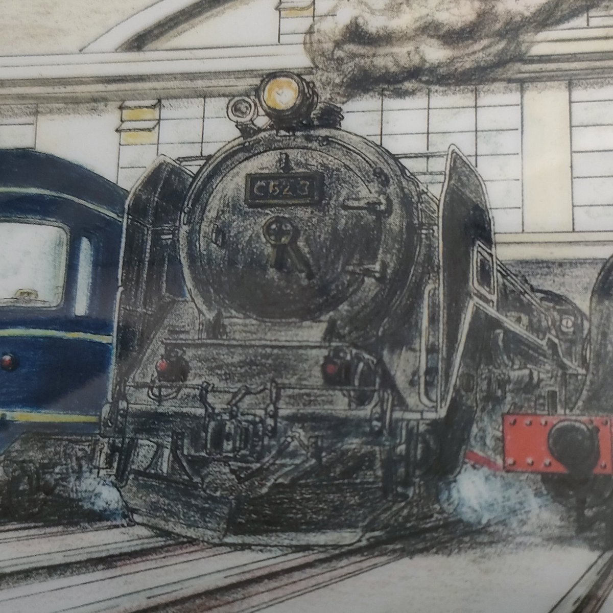 rh12gc8's tweet photo. 鉄道開業150年記念のクリアファイル、行先が西船橋だったり、C62も3号機だったり。なかなか渋い。 https://t.co/tjjWXtNzov