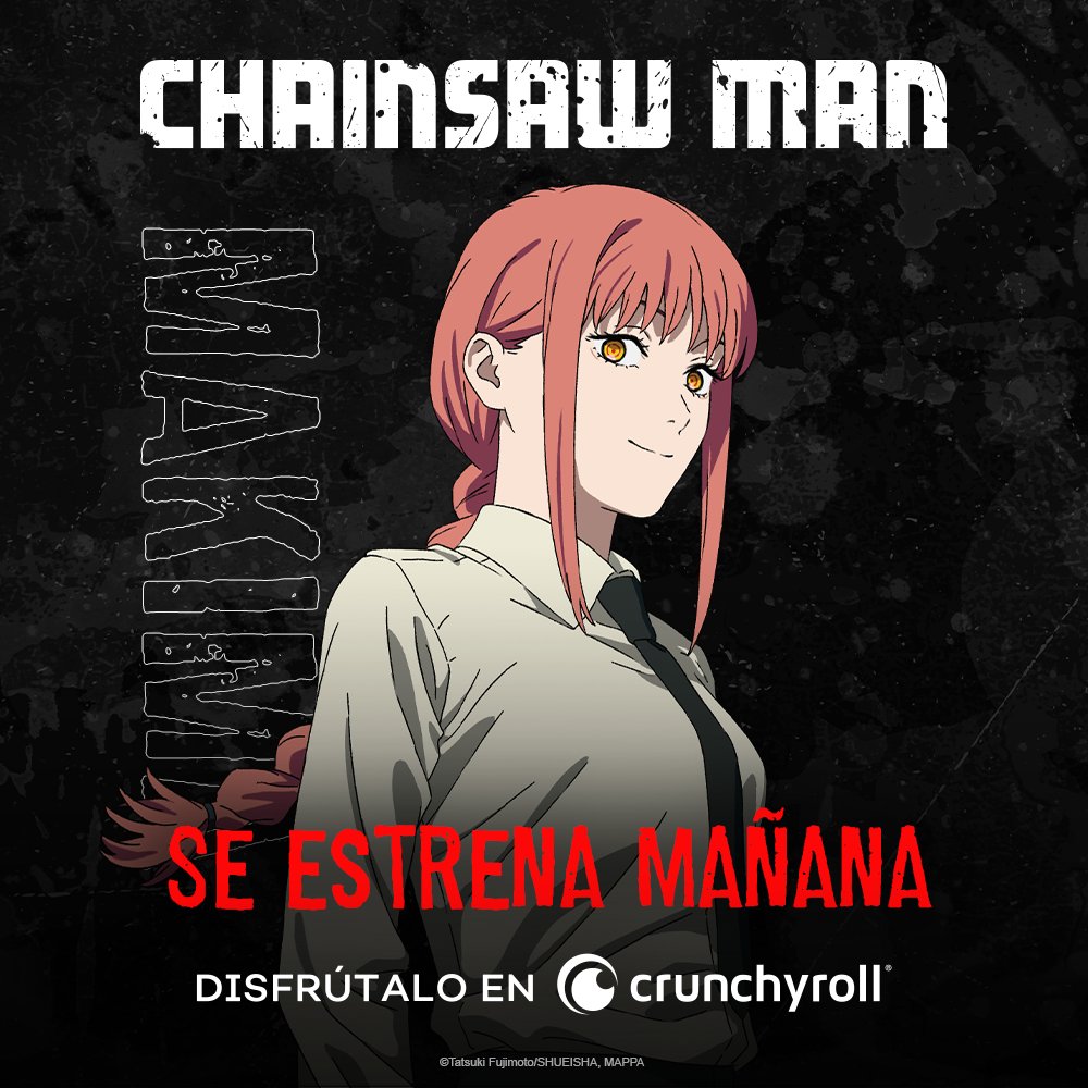 chainsawman_la's tweet photo. ¡Solo un días más! 🥹 #chainsawman https://t.co/6FI0EVIBbr