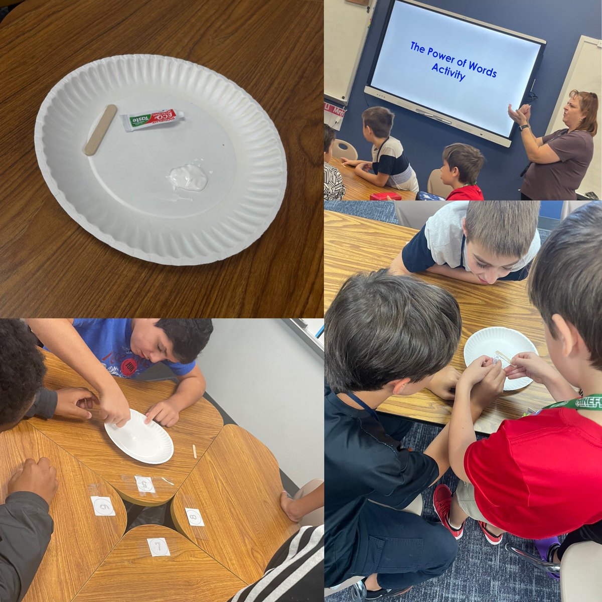 6th grade Huskies learning about the power of words during Bullying Prevention Month. <a href="/bandiscool2/">Jennifer Walsdorf 🙏🏻 🇺🇦 🇺🇸</a> <a href="/HaskettJH/">Haskett Junior High</a> #WeAreHaskett