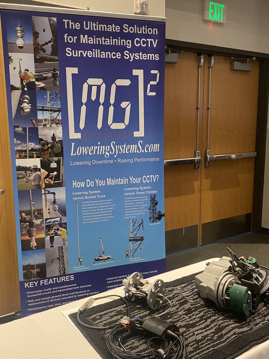 LoweringSystems's tweet photo. A great turn out at the annual ITS Rocky Mountain conference. Always good to hear from the innovative #ITS minds and support their use of our camera lowering devices. https://t.co/LbW1Z89rkS