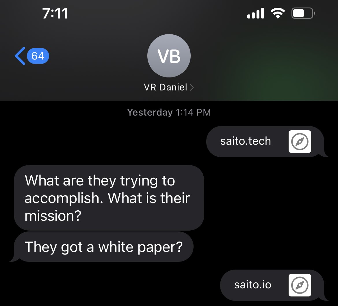 Spoke with a friend from the past yesterday and discovered that his four #ETH mining rigs are sitting idle recently.  Seemed like a perfect $SAITO moment.