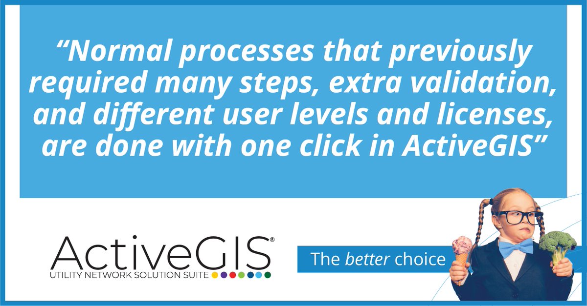 SSPInnovations's tweet photo. ActiveGIS consist of desktop, mobile, design, joint use, and powerful support tools that are linked by a shared workflow engine. Learn More: https://t.co/08Eww0hG9l #ActiveGIS #utilitynetwork https://t.co/obZx1UXB8C