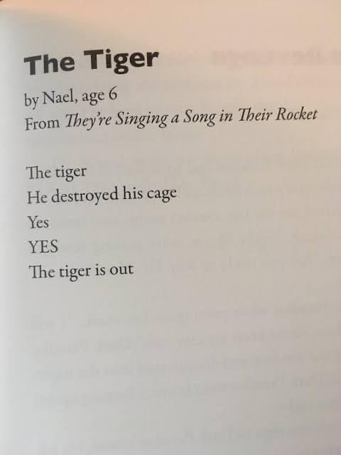 A 6 year old wrote what might be one of my favorite poems ever.