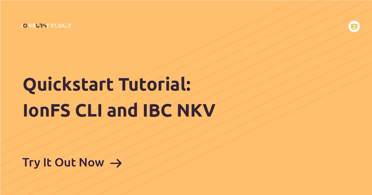 IonburstCloud's tweet photo. It's tutorial time 😎

This week we're learning how to protect secrets with IonFS CLI and IBC NKV secure cloud secrets storage. 🔐

Try it out now 👉 https://t.co/FXNmdsFuEY #DeveloperTutorial #Cloud https://t.co/uHFkSPbbX5