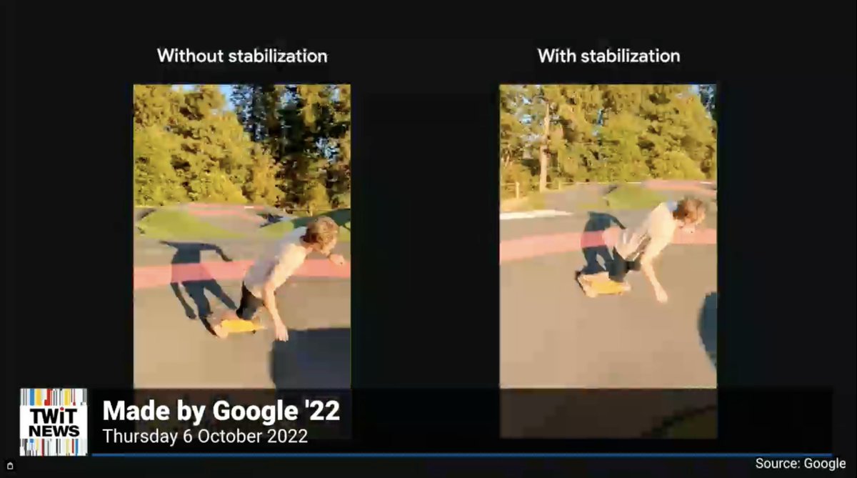 TWiT's tweet image. Pixel 7 #ImageStabilization 

Join our #livecoverage of the #PixelEvent with @leolaporte and @RonXO twit.tv/live