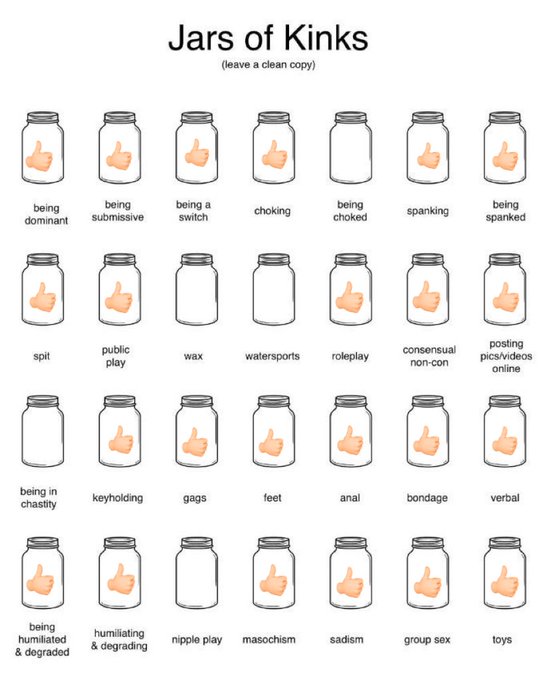 What can I say I&rsquo;m just a Kinky Sissy Katt. So many options not added to the list but I&rsquo;m still exploring<a href="/tag/nsfw"class="tags"><span>#nsfw</span></a><a href="/tag/sissykatt69"class="tags"><span>#sissykatt69</span></a>