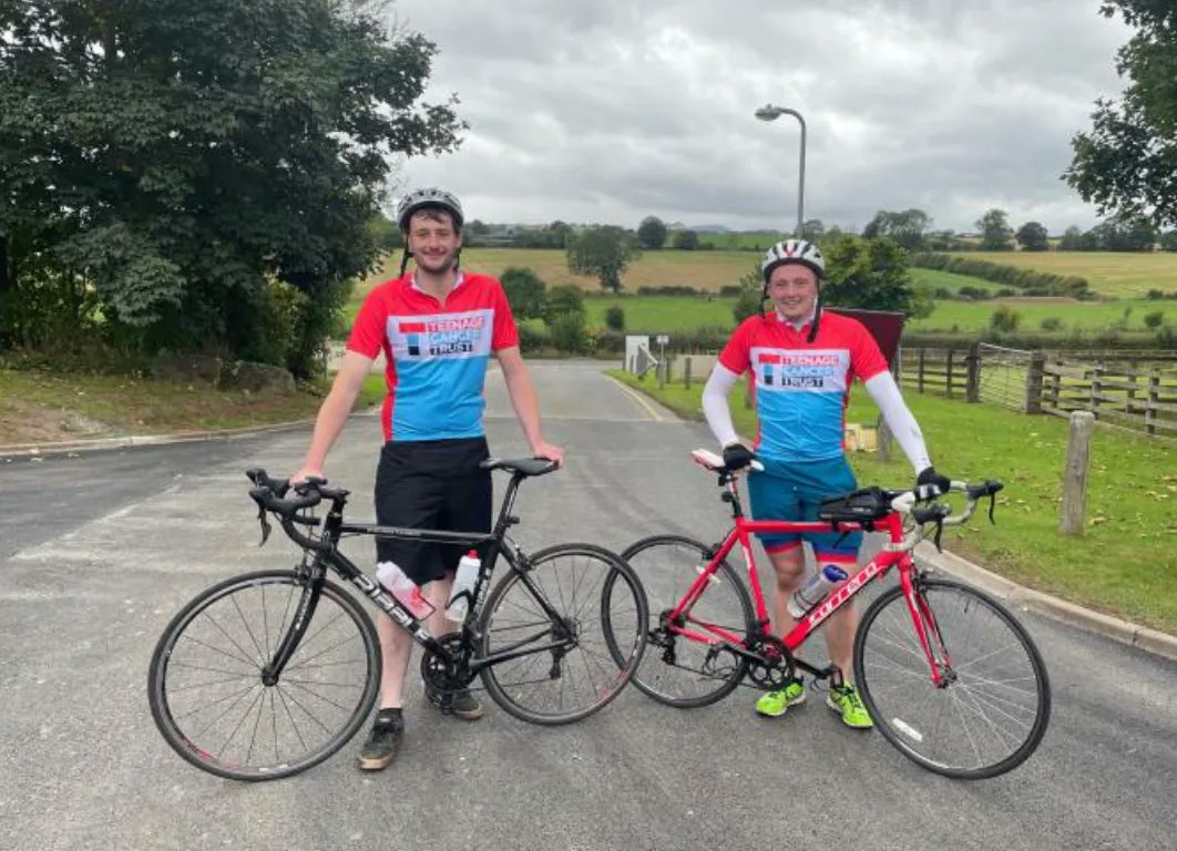 Well done to the County Chair and Vice Chair of <a href="/CumbriaYFC/">Cumbria YFC</a> who cycled 250 miles to raise more than £7,500 for  <a href="/TeenageCancer/">Teenage Cancer Trust</a> – a charity close to their hearts after losing a YFC member to Leukaemia earlier this year. 
 
Read more buff.ly/3fOEWgJ 

#Youngfarmers