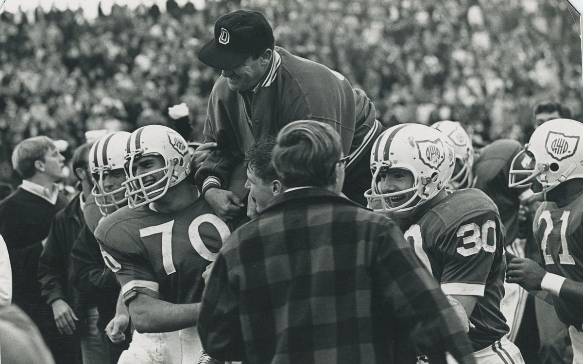 On Saturday, we honor the hall-of-fame career of Bill Hess. Hess won four MAC titles, took Ohio to their first bowl game and won a national title in 1960.