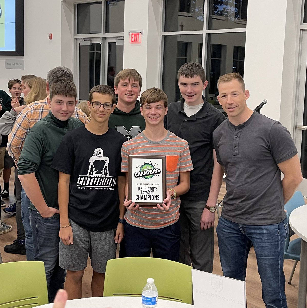SMOFSchool's tweet photo. Congrats Boys!  First Place at St. Ed’s Classroom of Champions in October’s Competition! https://t.co/QtB4l0Y7JA