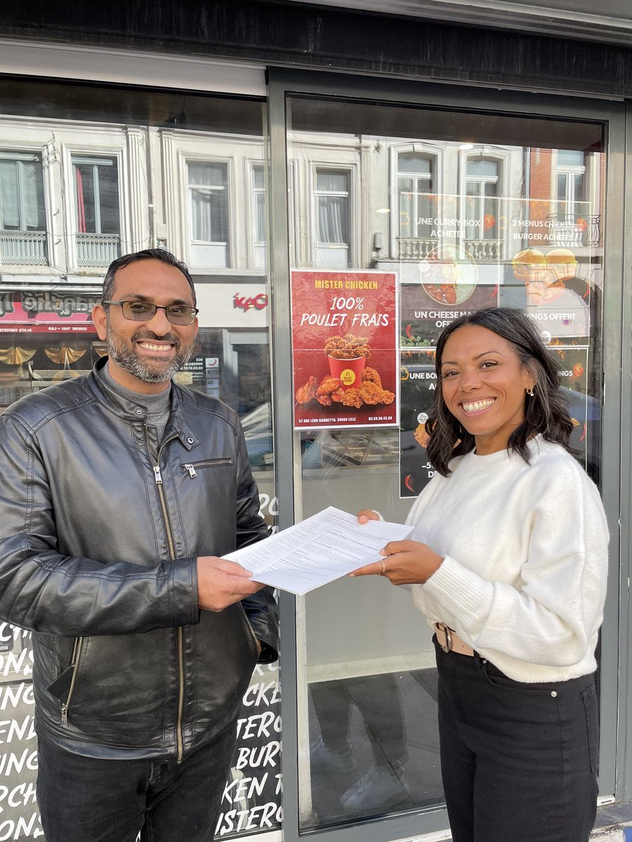 #TousMobilisés #restauration #Recrutement Aujourd’hui,visite chez Mister Chicken pour accompagner Mr Abdul dans son recrutement. 5 profils proposés et organisation d’un job dating à la clé. @poleemploi_HDF <a href="/YMoumarine/">Yasmina Moumarine</a> @MustMebirouk